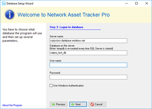 MSSQL azure database