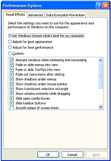 Performance Options