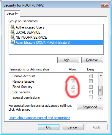 WMI Properties